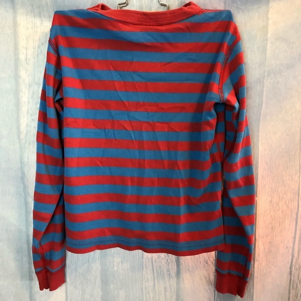 Hanna Anderson Holiday Stripe Sleepwear Pajama Top